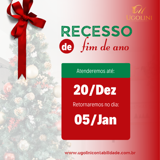 Comunicado de recesso para fim de ano vermelho e branco moderno Post de Instagram.png